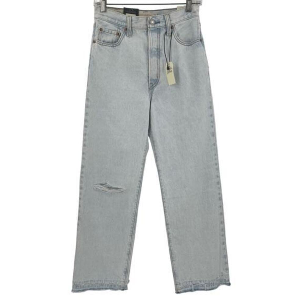 Levi's high-rise Ribcage Straight Ankle Jeans Classic Denim Size 26x27 26 x 27